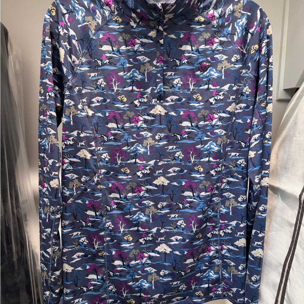 2 Ariat Cold Series Quarter Zip Shirts Limited Edition Prints